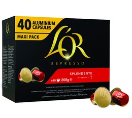 40 capsules Splendente compatibles Nespresso®  - L'OR ESPRESSO