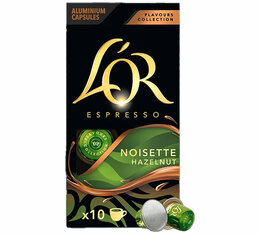capsule compatible nespresso lor espresso noisette 10