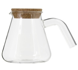 Espresso & Brewing Lab glass jug with cork top - 800ml