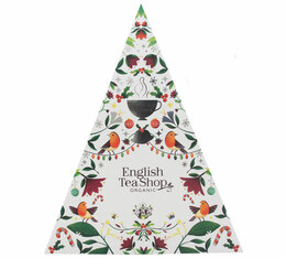 English Tea Shop Organic Tea Advent Calendar Triangle 2022