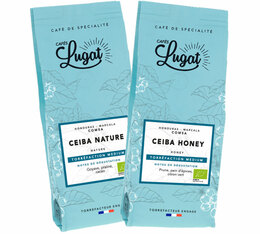 Cafés Lugat - Ceiba Honey and Nature - Honduras Organic Coffee Beans - 2x250g