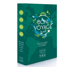 Coffret thé - Bon Voyage en Vert - 4 x 5 sachets de thés verts - COMPTOIR FRANÇAIS DU THÉ