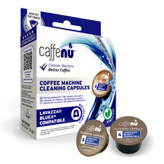 4 Capsules de nettoyage CAFFENU pour machine à café Lavazza Blue