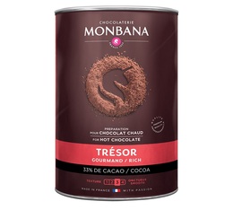Monbana Hot Chocolate Powder Trésor de Chocolat - 1kg