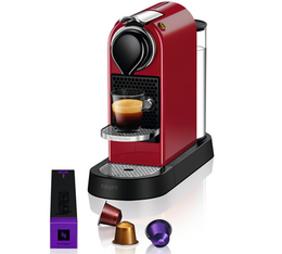 machine café à dosettes nespresso® ou compatibles CitiZ rouge YY4117FD de krups