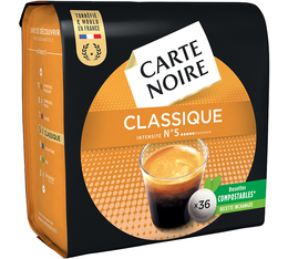 36 dosettes souples n°5 Café Classic - CARTE NOIRE