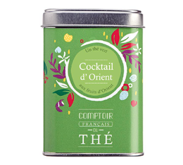 Thé vert Cocktail d'Orient - Boîte 90g - COMPTOIR FRANÇAIS DU THÉ