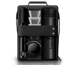 Handpresso Pump Travel Set for ESE pods & Ground Coffee - Black