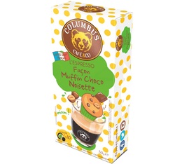 10 capsules Saveur Muffin choco noisette - Nespresso® compatible - COLUMBUS CAFE & CO