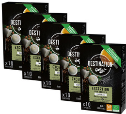 Pack 50 capsules Exception Fair for life Bio Pur Arabica - Nespresso compatible - DESTINATION