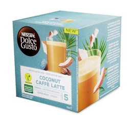 Nescafe Dolce Gusto pods Caffe Latte Coconut x 12
