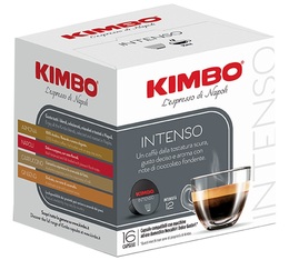 16 Capsules compatibles Nescafe® Dolce Gusto® Intenso  - KIMBO