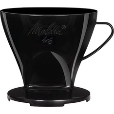 1X6 Melitta Dripper in black plastic.