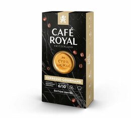capsules compatibles nespresso espresso gourmand cyril lignac 10