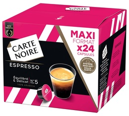 24 compatibles Nescafe® Dolce Gusto® Espresso - CARTE NOIRE