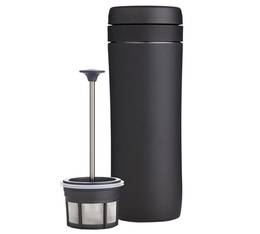 Mug à piston isotherme Travel Press noir mat 35cl - Espro