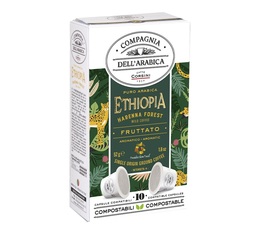 10 capsules compatibles Nespresso® Harenna Wild Forest Ethiopia - CAFFE CORSINI