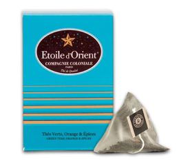 'Étoile D'Orient' flavoured green tea - 25 pyramid bags - Compagnie Coloniale