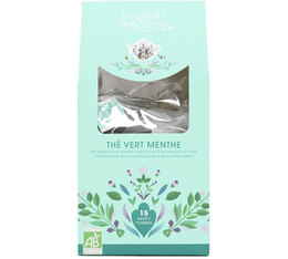 English Tea Shop Organic Mint Green Tea - 15 tea bags
