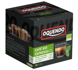 Oquendo Mepiachi Dolce Gusto pods Organic Espresso x 16 coffee pods
