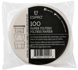 Filtres à café - ESPRO - papiers ronds pour Espro Travel Mug x100