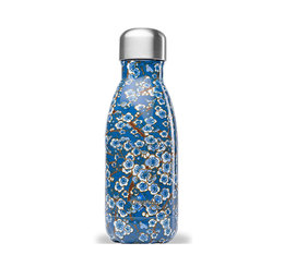 Bouteille isotherme inox Flowers Bleu 26 cl - Qwetch