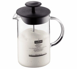 Latteo manual milk frother with glass handle - Bodum