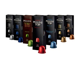 Pack découverte 70 capsules -  Nespresso compatible - PELLINI