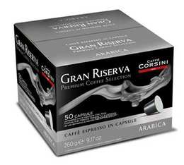 Caffè Corsini 'Gran Riserva Arabica' espresso capsules for Nespresso x 50