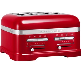 Toaster KitchenAid 5KMT4205ECA Artisan rouge Pomme d'Amour - 4 fentes