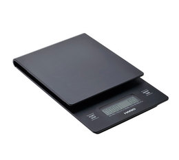 Hario V60 drip scale with timer in black
