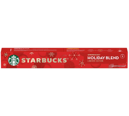 10 Capsules Starbucks Nespresso®  compatibles - Holiday Blend