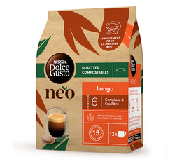 12 Dosettes Café Lungo - Nescafe® Dolce Gusto® - NEO