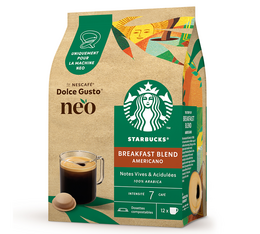 12 Dosettes Breakfast Blend Americano - Nescafe® Dolce Gusto® - NEO Starbucks