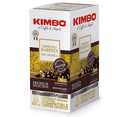 30 capsules compatibles Nespresso® Espresso barista ristretto 100% Arabica - KIMBO