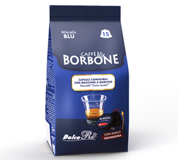 packaging capsule miscela blu caffe borbone
