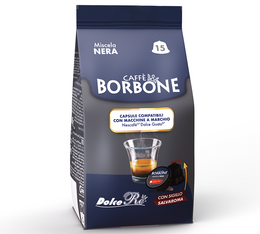 packaging capsule miscela nera caffe borbone