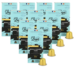 100 capsules compatibles Nespresso® Moka Sidama Tabe - CAFÉS LUGAT