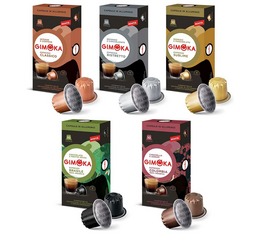 Gimoka Nespresso capsules discovery pack 100 capsules