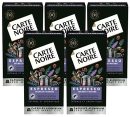50 Capsules compatibles Nespresso® - Secrets de Nature - CARTE NOIRE