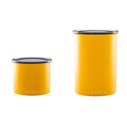 AirScape Kilo Boite Conservatrice Café en Inox Blanc Mat, volume 3,8 L,  contenance 1 Kg