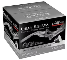 50 capsules compatibles Nespresso® Gran Riserva Arabica - CAFFE CORSINI