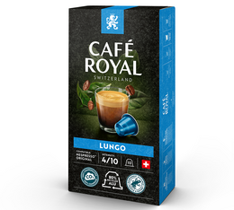 capsules compatibles nespresso lungo cafe royal 10