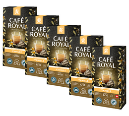 Pack 50 capsules Vanille - compatibles Nespresso® - CAFE ROYAL