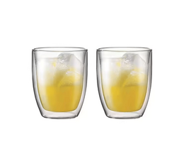 2x48cl Jumbo Bistro double wall glasses by Bodum