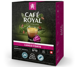 capsules compatibles nespresso cafe royal lungo forte x36