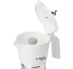 cafetiere italienne blanche