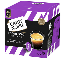 16 Capsules Intense compatibles Nescafe® Dolce Gusto®  Espresso - CARTE NOIRE