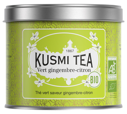 Thé vert gingembre-citron Bio - Boîte métal 100 gr - Kusmi Tea