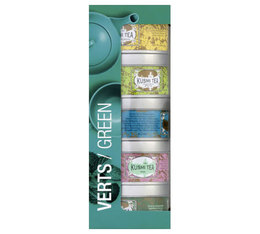 Kusmi Tea Green Tea Gift Set - 5 x 25g loose tea tins